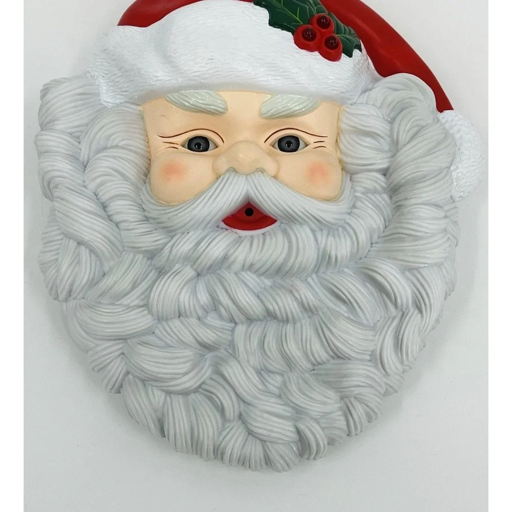 Vtg Light Up Talking Musical Santa Christmas Motion Activated 1995 Telco VIDEO